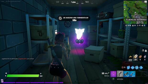 Fortnite - Artefactos alienígenas de la Semana 4, artefacto 3