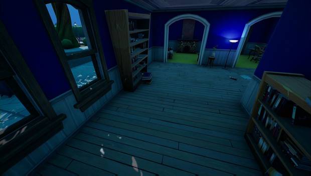 Fortnite Battle Royale - Reúne libros de paternidad en Semillero Sagrado o Ciudad Comercio: libro en la casa amarilla