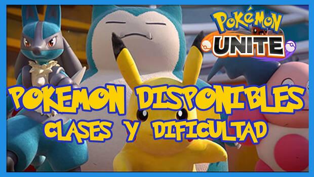 Pokémon Unite: todos los pokémon disponibles