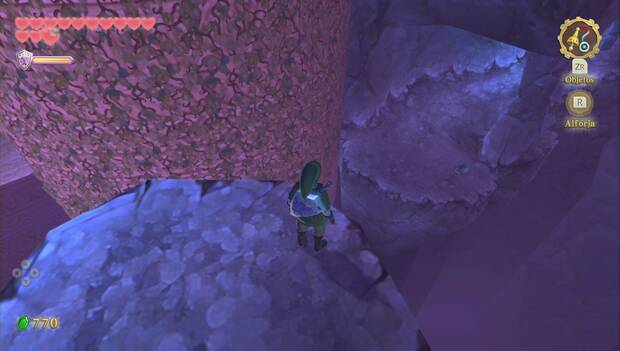The Legend of Zelda Skyward Sword HD - Gran caverna ancestral: plataforma por la que continuar