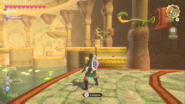The Legend of Zelda - Gran caverna ancestral: ramas por las que balancearse