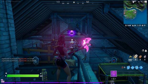 Fortnite - Artefactos alienígenas de la semana 7: artefacto 1