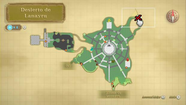 The Legend of Zelda Skyward Sword HD - Cubo divino en el extremo nordeste de Lanayru