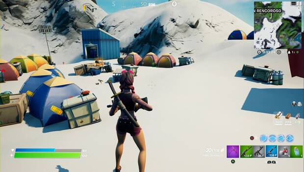 Fortnite Battle Royale - Ubicación de Campamento Base Golf