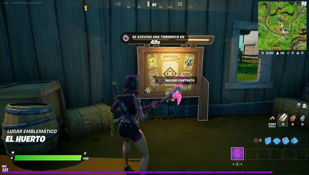 Fortnite Battle Royale - Tablón de contratos