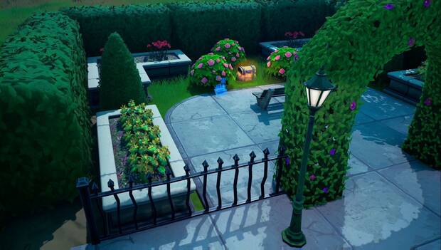 Fortnite - Coloca regalos de bienvenida en Semillero Sagrado: regalo 6
