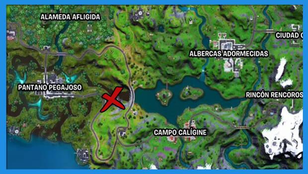 Fortnite - Baila cerca de Zyg y Cortecitos: ubicación de Zyg