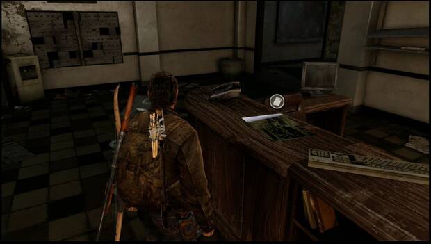 The Last of Us - Artefactos en el Capítulo 7: ubicación del Artefacto Mapa del campus de la UEC