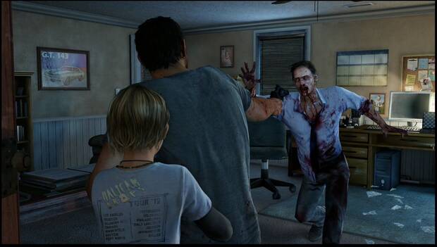 The Last of Us (PS4, PS5) - Prólogo: Joel se ve obligado a disparar a uno de sus vecinos cuando éste asalta su casa e intenta atacarles a él y a su hija