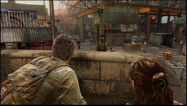 The Last of Us - Capítulo 1: Zona de cuarentena, secuencia en la que vemos a Robert y el resto de sus hombres controlando la zona del puerto