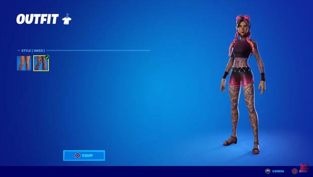 Fortnite Battle Royale - Parche 21.20: skin de Jules Playera con tatuajes