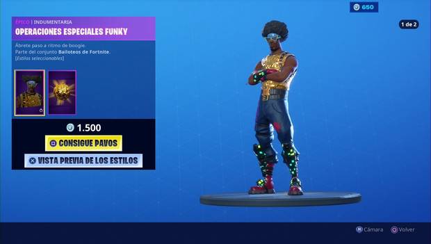 Fortnite - Skins: operaciones especiales funky