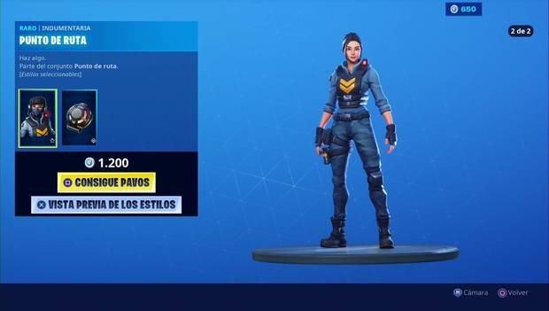 Fortnite - Skins: Punto de ruta