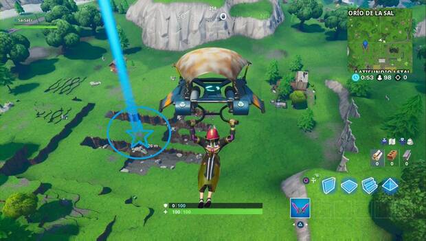 Fortnite - Estrella de batalla secreta 2: zona en la que aparecerá