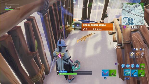 Fortnite - Arma legendaria