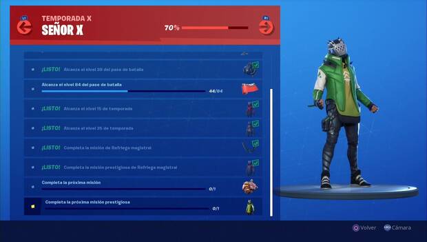 Fortnite - Desafíos de Prestigio de Romper y coger: Estilo Cazador