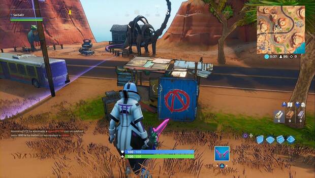 Fortnite - Encuentra símbolos de la Cámara: símbolo al este