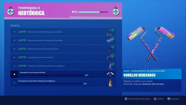 Fortnite - Taquillazo: Herramienta de recolección Rodillos Renegados