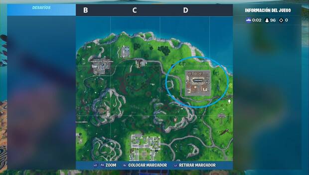 Fortnite - Taquillazo: Recolecta materiales en El Bloque, localización de El Bloque