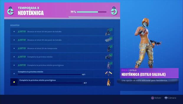 Fortnite - Estilo Salvaje para Neotéknica