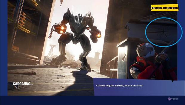 Fortnite - Pista de la estrella de batalla secreta (semana 1)