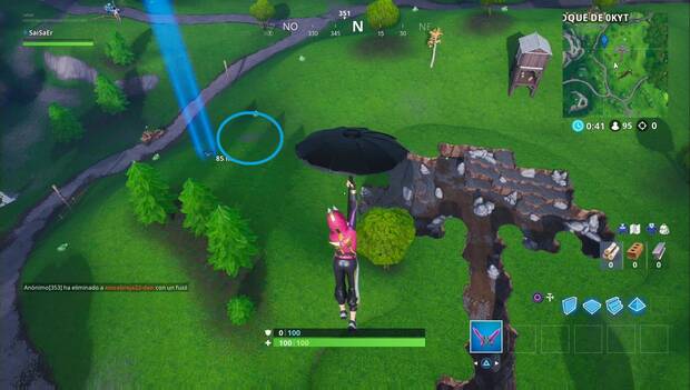 Fortnite - Ubicación de la estrella de batalla secreta (semana 1)