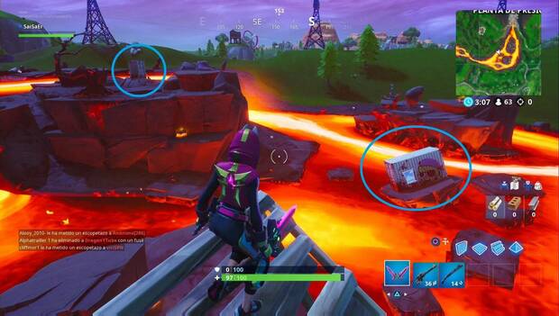Fortnite - Contenedor con ventanas en planta de presión