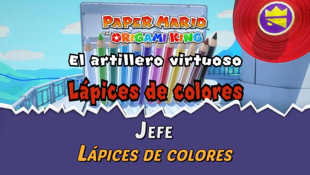 Paper Mario: The Origami King - Guía para combatir al Lápices de colores
