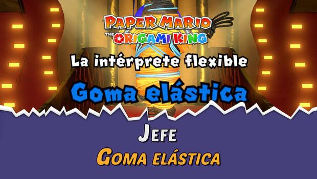 Paper Mario: The Origami King - Guía para combatir al Goma elástica