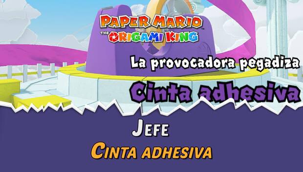 Paper Mario: The Origami King - Guía para combatir a la Cinta adhesiva