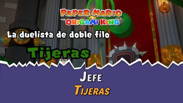 Paper Mario: The Origami King - Guía para combatir al Tijeras