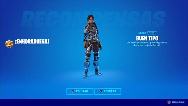 Fortnite Battle Royale - Misiones de Free Guy: gesto Buen tipo
