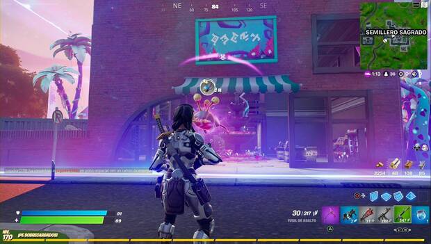Fortnite Battle Royale - Misiones de la Semana 11 - Marca un parásito alienígena