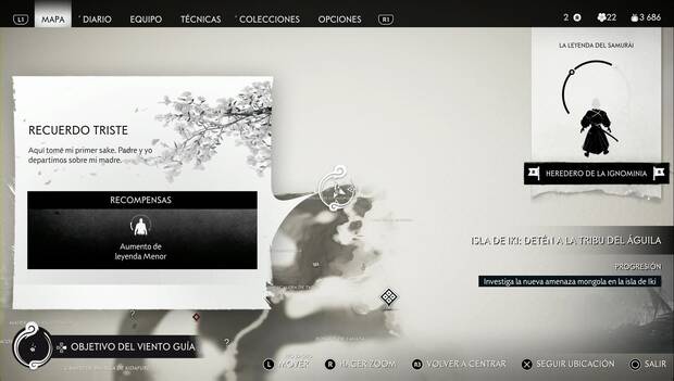 Ghost of Tsushima - Recuerdos: ubicación del recuerdo triste