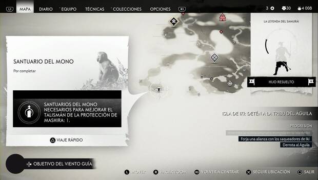 Ghost of Tsushima: Isla de Iki - Santuarios de animales: santuario del mono 2
