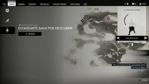 Ghost of Tsushima: Isla de Iki - Documentos de Iki y Estandartes Sakai