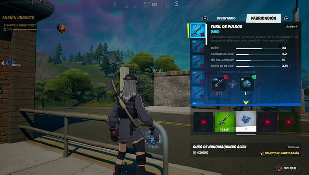 Fortnite Battle Royale - Misiones legendarias de la Semana 12: fabrica un arma con cubos de nanomáquinas alienígenas