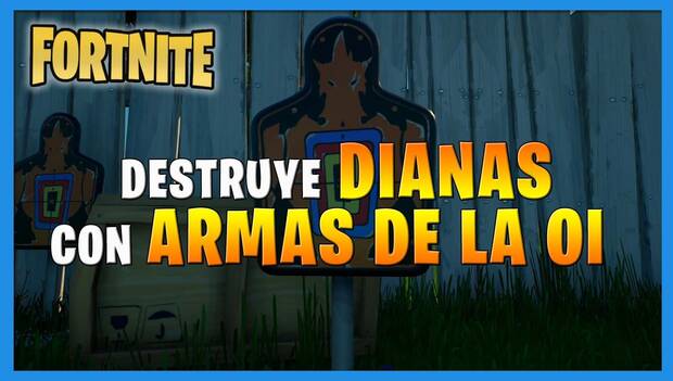 Fortnite Battle Royale - Misiones legendarias de la Semana 12: destruye dianas con armas de la OI