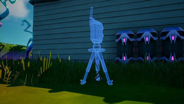 Fortnite Battle Royale - Coloca un bioescáner en un bioma alienígena: bioescáner