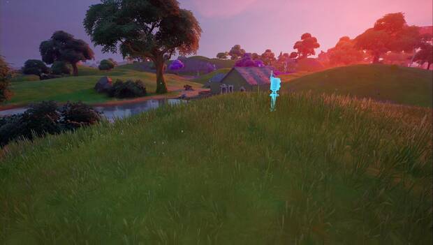Fortnite Battle Royale - Coloca sondas espía: sonda espía de Estanque de Pescaos