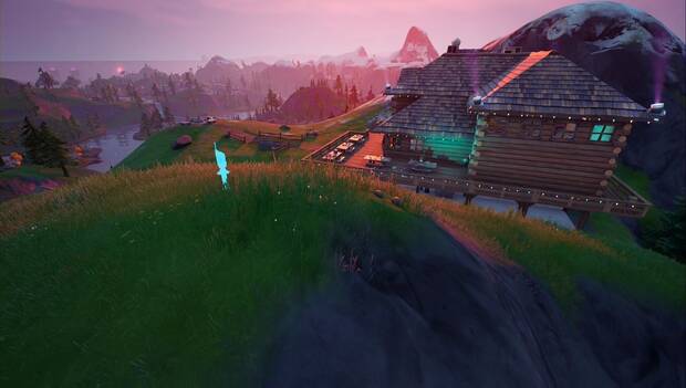 Fortnite Battle Royale - Coloca sondas espía: sonda en Aprés Ski