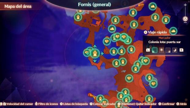 Xenoblade Chronicles 3 - Misiones secundarias del postgame: ubicación de la Colonia Iota