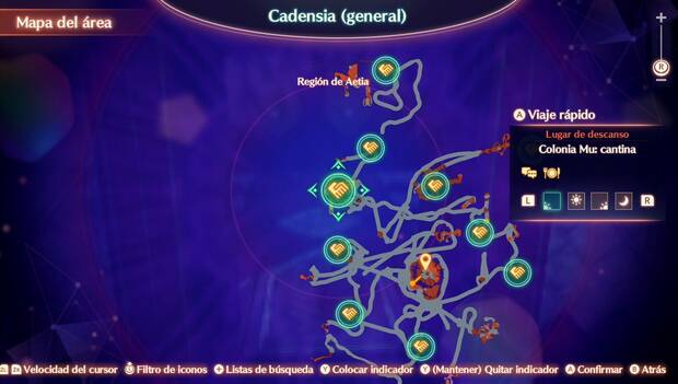Xenoblade Chronicles 3 - Misiones secundarias del postgame: ubicación de la Colonia Mu
