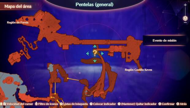 Xenoblade Chronicles 3 - Eventos de Nia: ubicación de Campamento de la torre ancestral