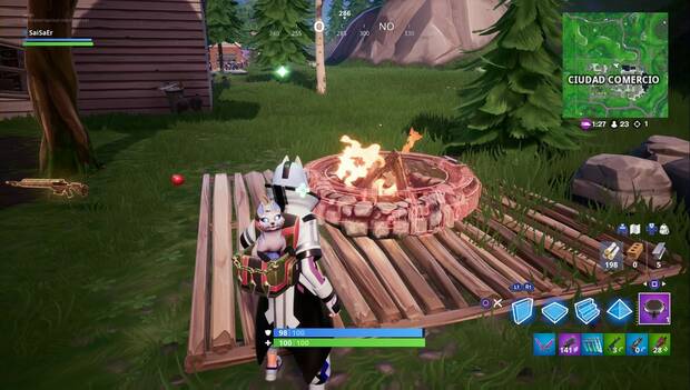 Fortnite - Fogata acogedora