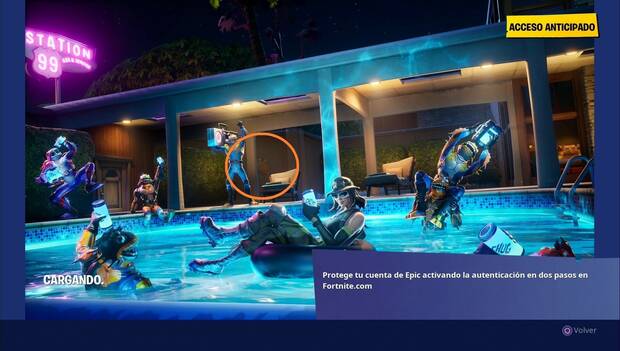 Fortnite - Estrella secreta de Sorbete Soleado: Pista