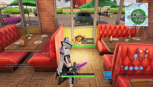 Fortnite Battle Royale - Estrella de batalla de Sorbete Soleado: ubicación