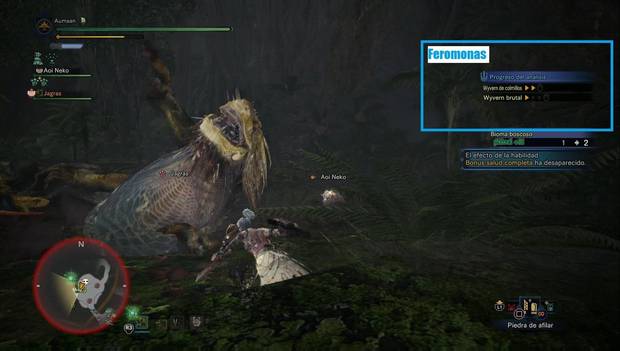 Monster Hunter World Iceborne - Las Tierras Destino: feromonas e investigaciones