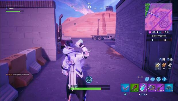 Fortnite Battle Royale - Pilotos de tormentas: recupera salud en la tormenta