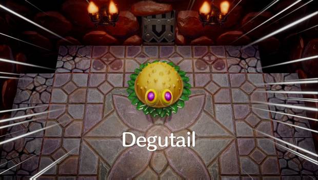 The Legend of Zelda: Link's Awakening - Cueva Tail: Jefe Degutail